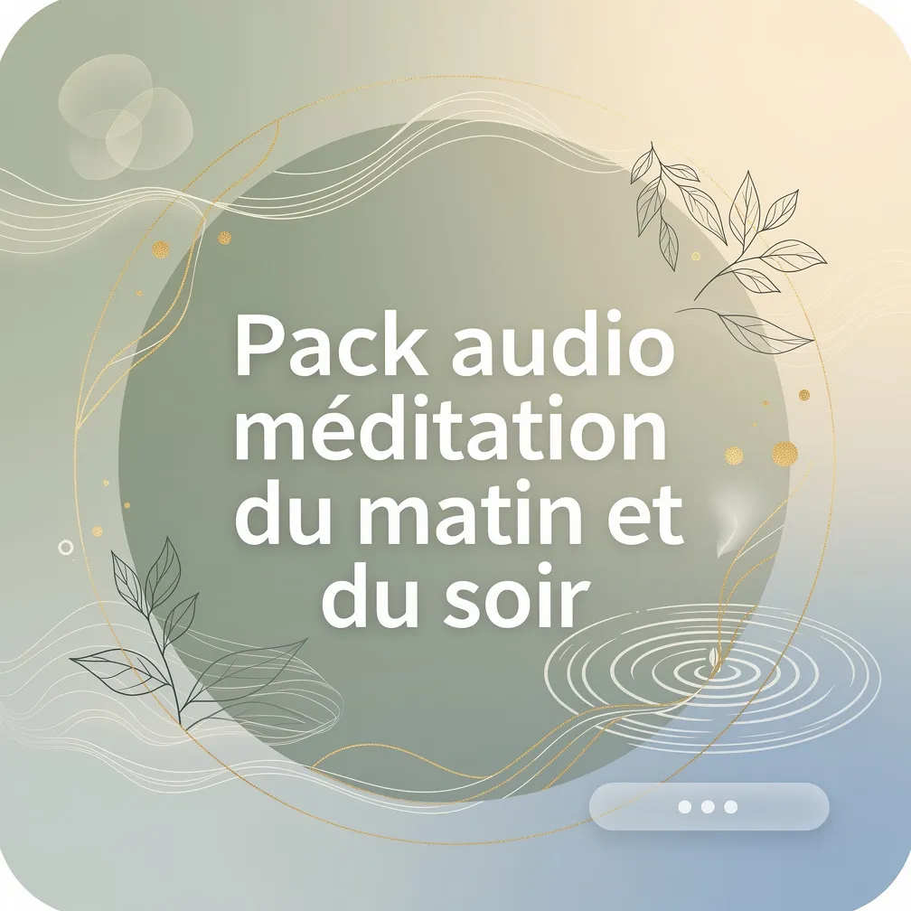 Pack audio méditation du matin et du soir