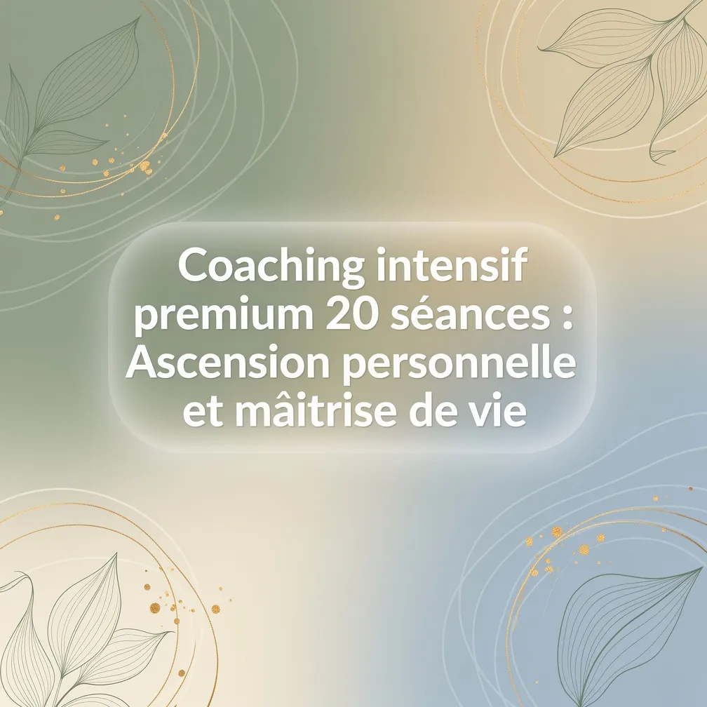 Coaching intensif premium