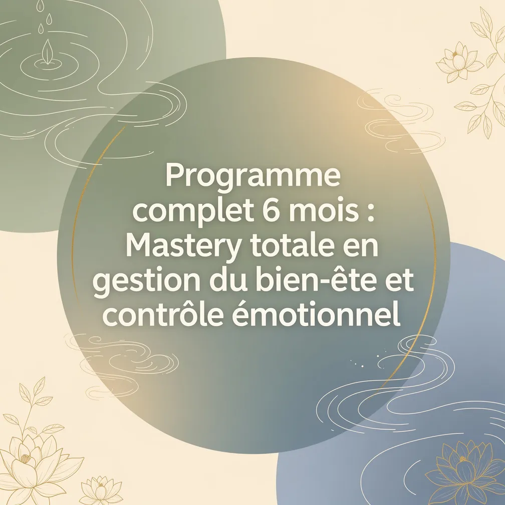 Programme complet 6 mois