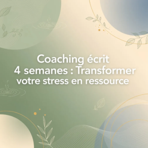 Coaching écrit 4 semaines : Transformer votre stress en ressource